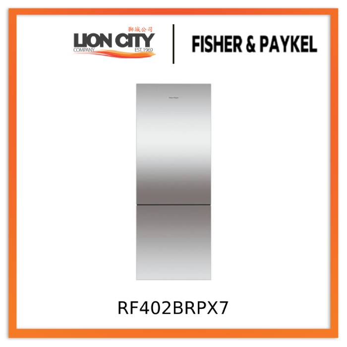 Fisher & Paykel RF402BLPX7/RF402BRPX7 2 Door Fridge
