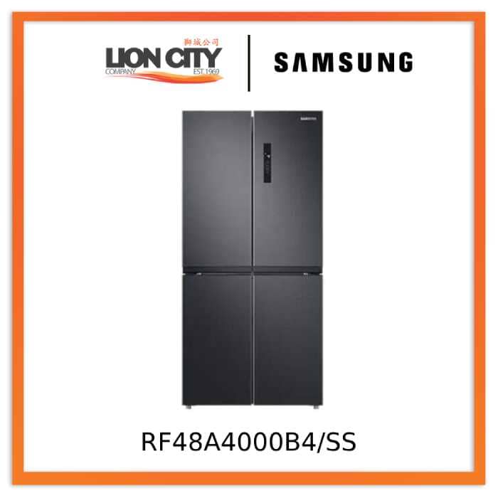 Samsung RF48A4000B4/SS Twin Cooling Plus™ Multi Door Refrigerators, 468L, Energy Rating 2 Ticks