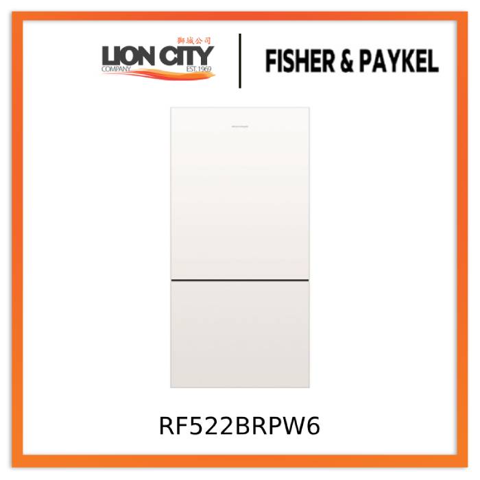 Fisher & Paykel RF522BRPW6 2 Door Fridge