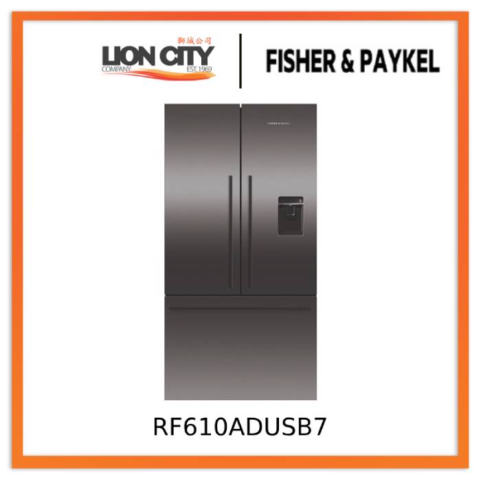 Fisher & Paykel RF610ADUSB7/RF610ADUSX6 3 Door Fridge