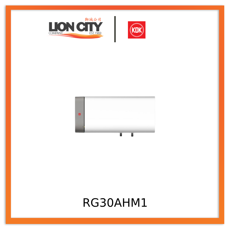 KDK RG30AHM1 Storage Water Heater with Long Lasting Durability Tank (30L)