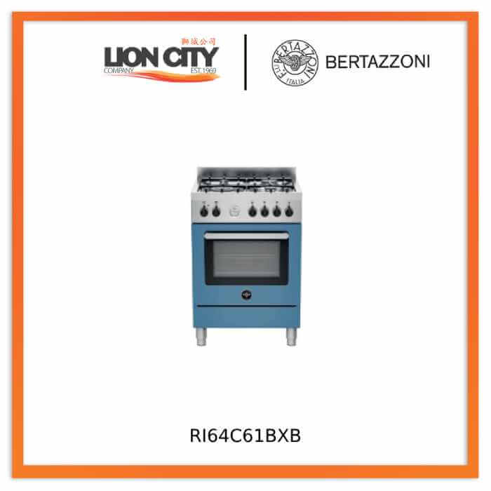 Bertazzoni RI64C61BX/XR/XB 60 cm 4-burner Range Cooker Electric Oven