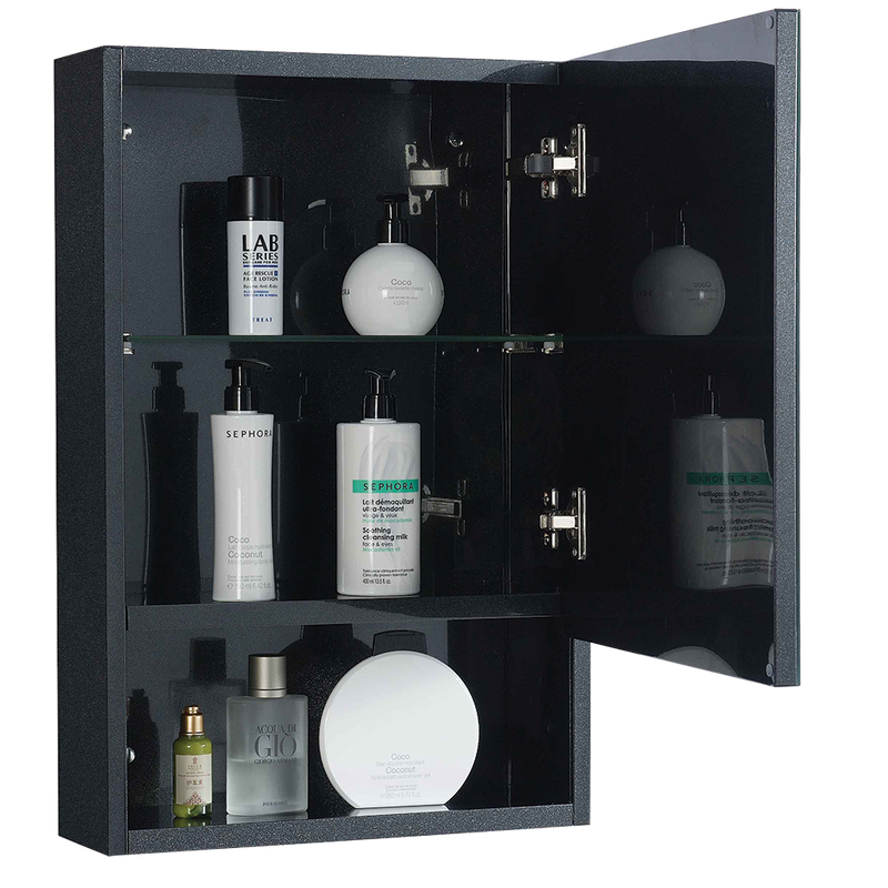 Rubine RMC-1440D1S1 Stainless Steel Mirror Cabinet