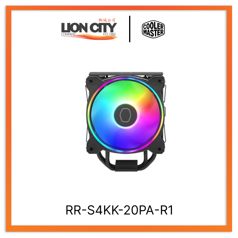 Cooler Master RR-S4KK-20PA-R1 CM HYPER 212 HALO BLACK CPU COOLER (2Y)