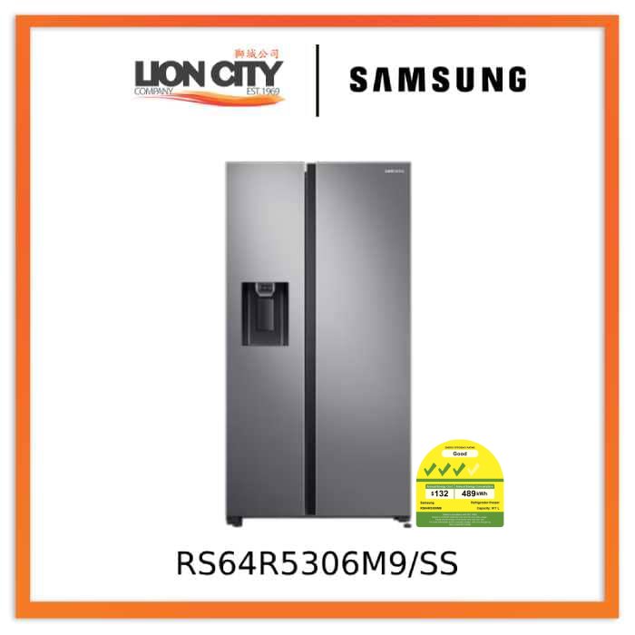 Samsung RS64R5306M9/SS 617L Side-by-side Refrigerator SpaceMax™, 3 Ticks