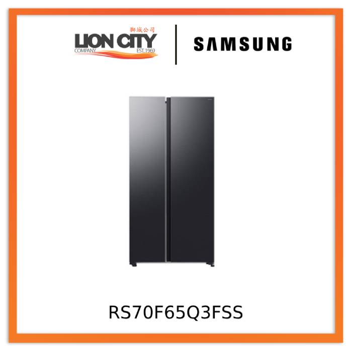 Samsung RS70F65Q3FSS Side by Side Fridge