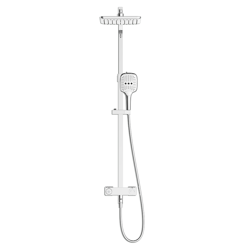 Rubine RSC-PUSHSTOP-S81-CH Rainshower Column Mixer Chrome