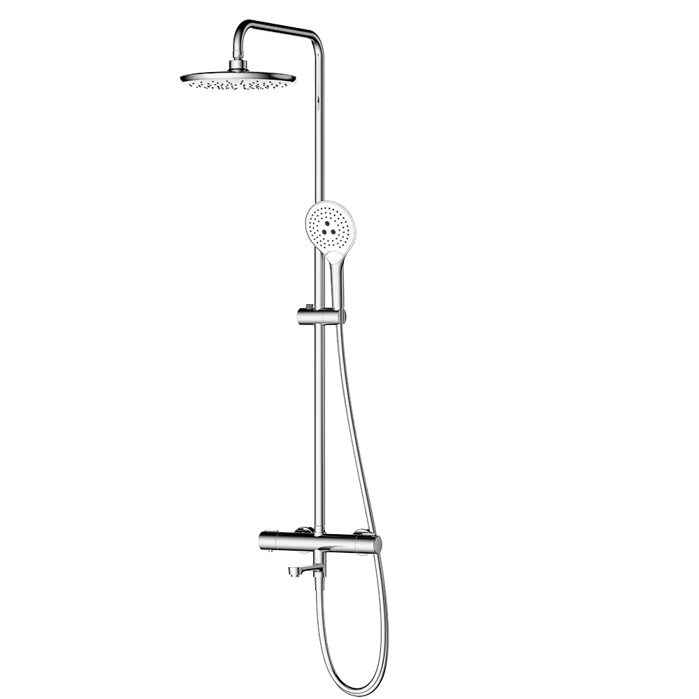 Rubine RSC-THERMO-R31-CH Rainshower Column Mixer Chrome