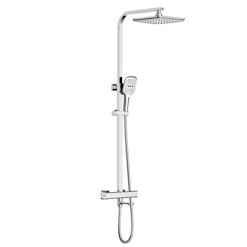 Rubine RSC-THERMO-S41-CH Rainshower Column Mixer Chrome