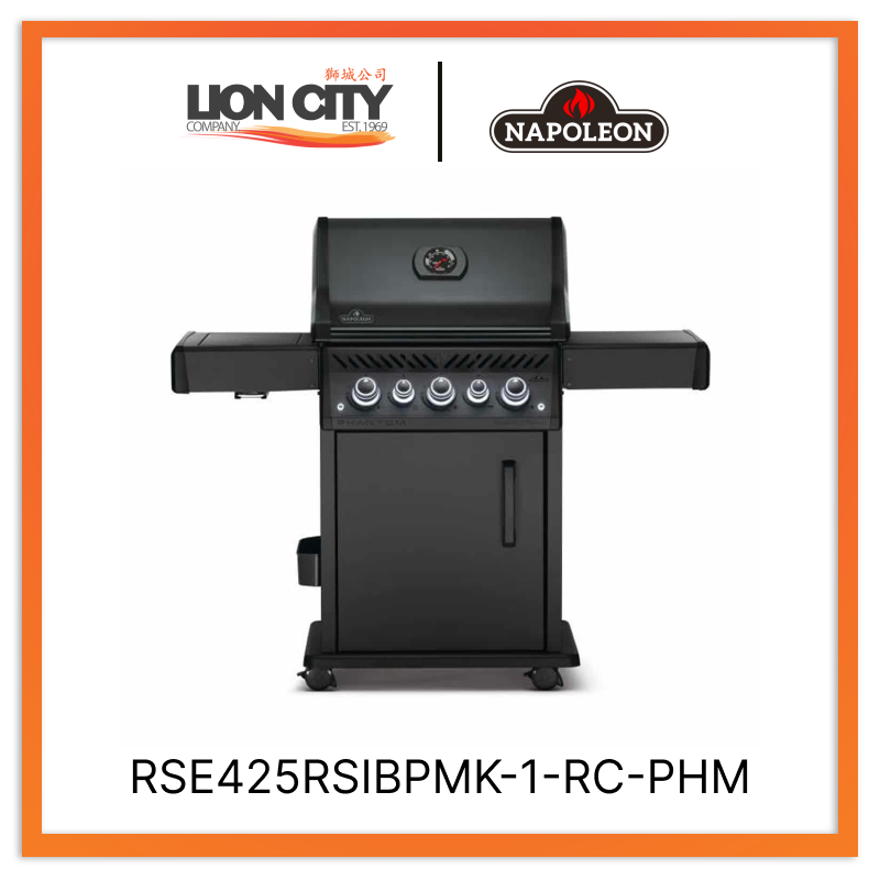 Napoleon RSE425RSIBPMK-1-RC-PHM Phantom Rogue Se 425 Rsib Gas BBQ Grill