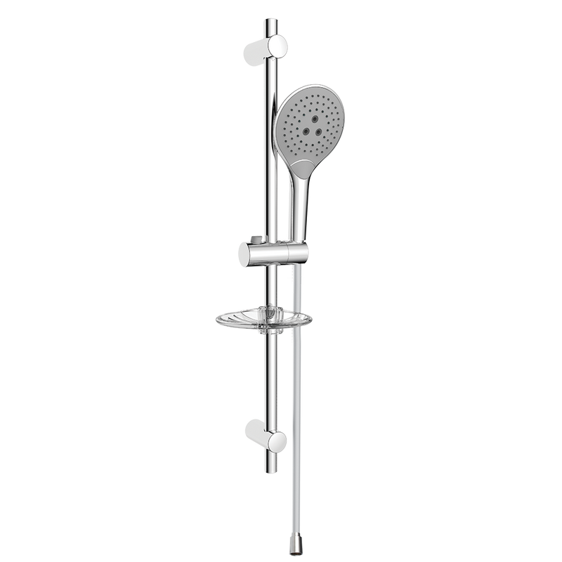 Rubine RSH-OBI-516-CH Sliding Rod Shower Set Chrome