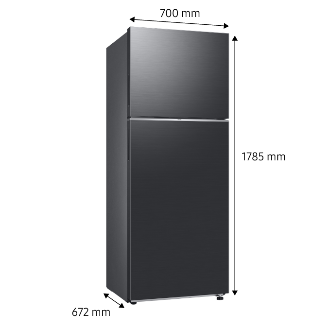 Samsung 410L 2-Door BESPOKE Fridge RT42CB6688B1SS