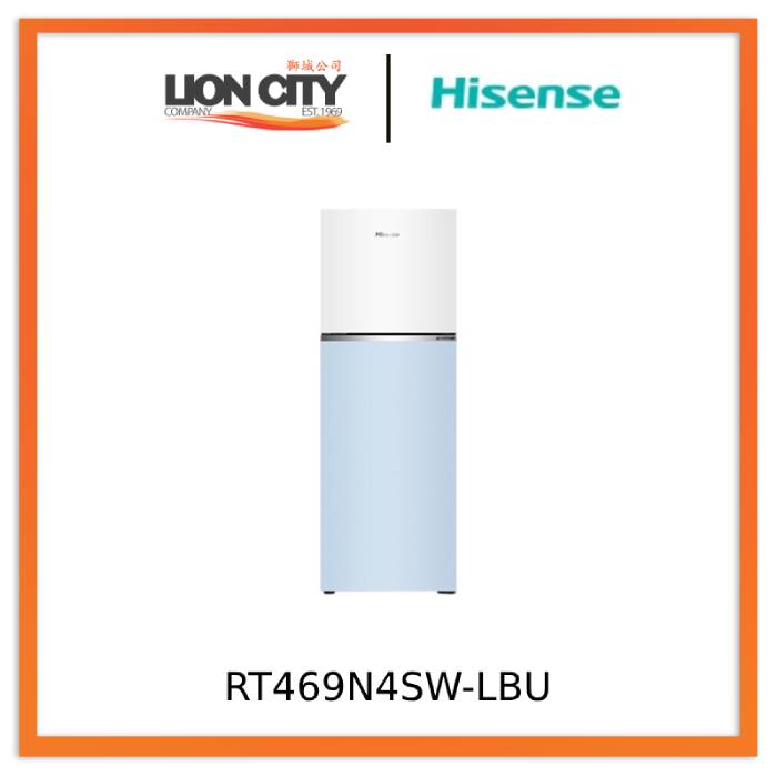 Hisense RT469N4SBU/RT469N4SWU/RT469N4SW-LBU 2 Door Fridge