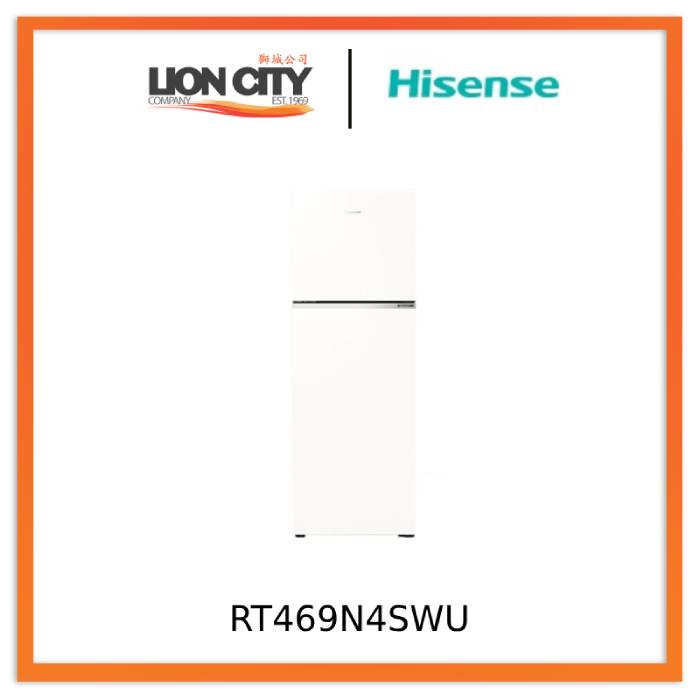 Hisense RT469N4SBU/RT469N4SWU/RT469N4SW-LBU 2 Door Fridge