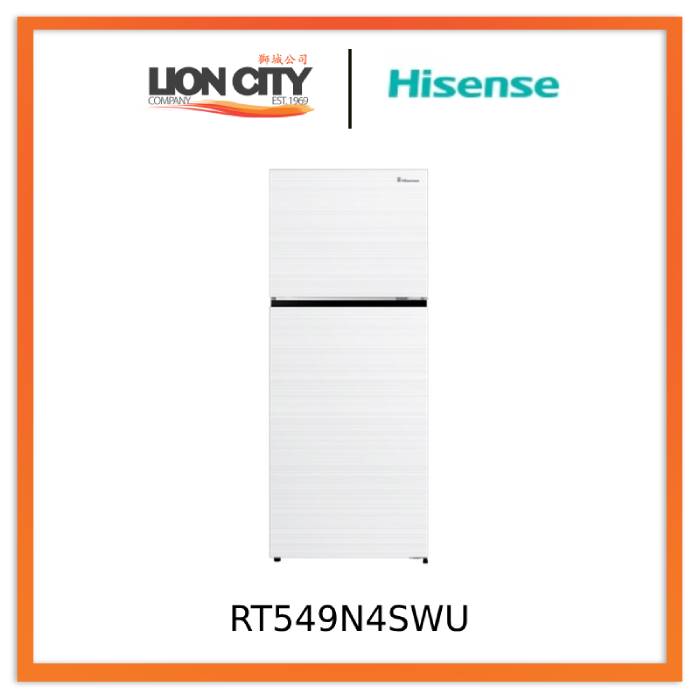 Hisense RT549N4SW-MBU2/RT549N4SWU/RT549N4SBU 2 Door Fridge