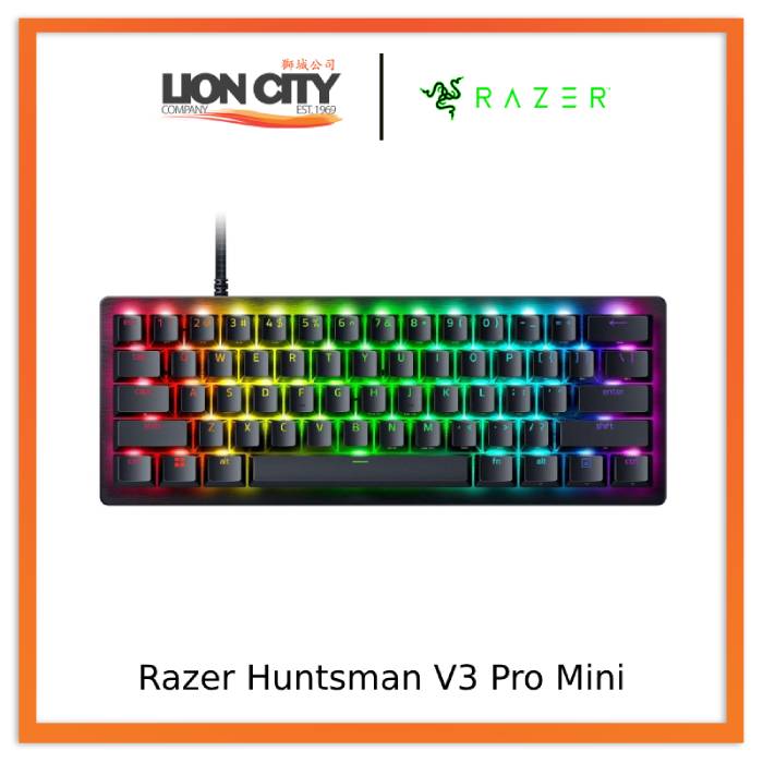 Razer Huntsman V3 Pro Mini 60% Esports Gaming Keyboard