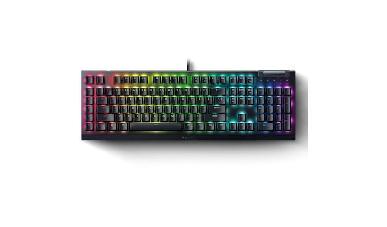 Razer BlackWidow V4 X Green Switch Mechanical Gaming Keyboard Black