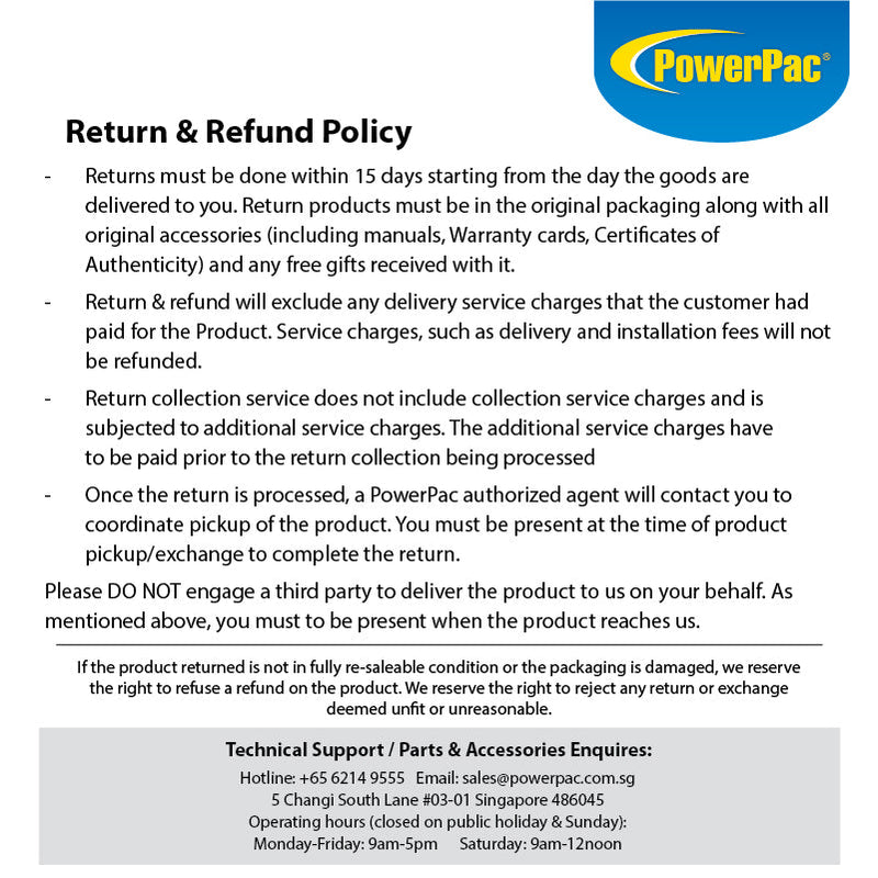 PowerPac 105L Bar Fridge With Lock PPF105