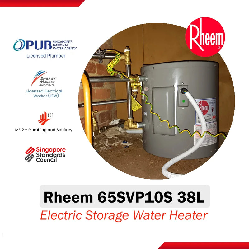 Rheem 38L Electric Storage Water Heater 65SVP10S