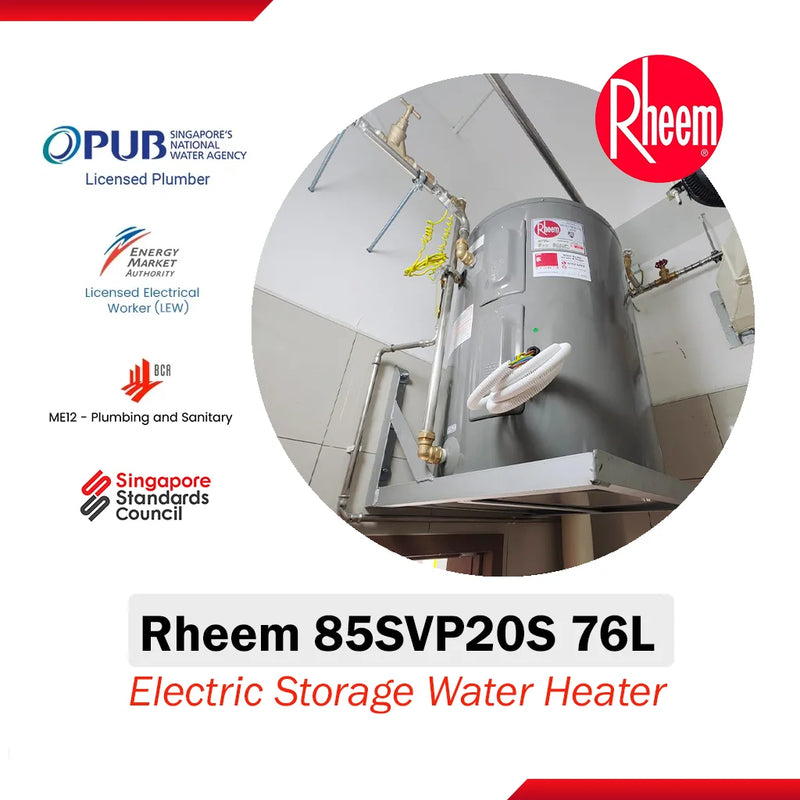 Rheem 76L Electric Storage Water Heater 85SVP20S