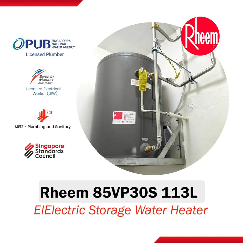 Rheem 113L Electric Storage Water Heater 85VP30S 113L