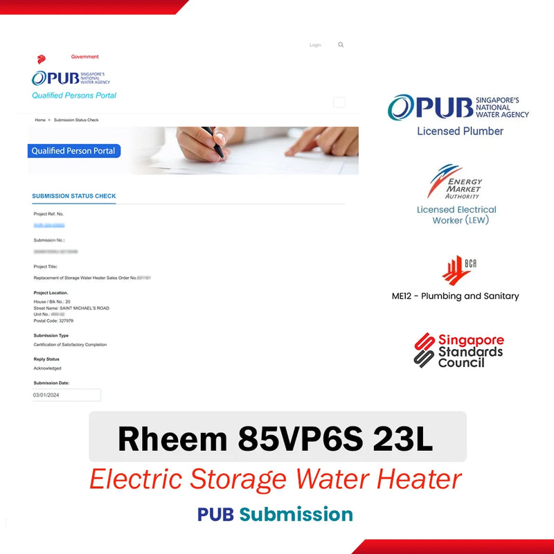Rheem 23L Electric Storage Water Heater 85VP6S
