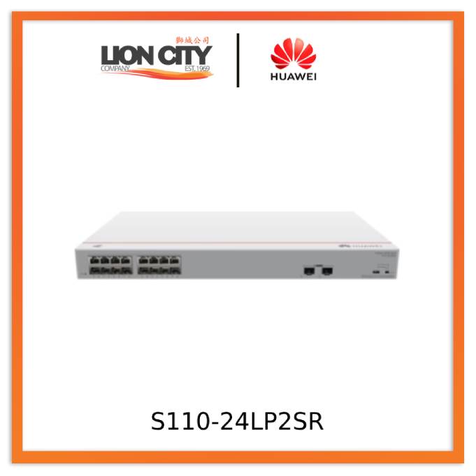 Huawei Switch S110-24LP2SR 24*GE ports 124W PoE+