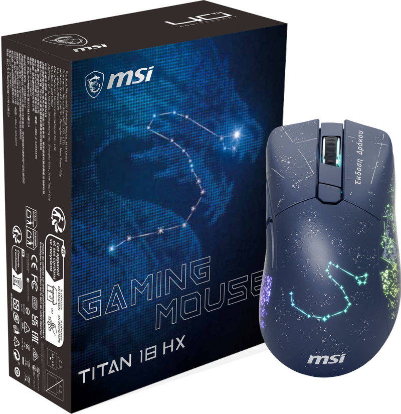 MSI Titan 18 HX Dragon Edition Draco Epic A2WJ-1247SG 18" UHD+ 240Hz Gaming Laptop Intel Core Ultra 9 290HX RTX 5090 96GB 4TB