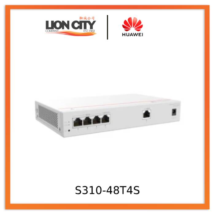 Huawei S380-L4P1T – 1*GE WAN, 4*GE LAN (PoE+, 50W)