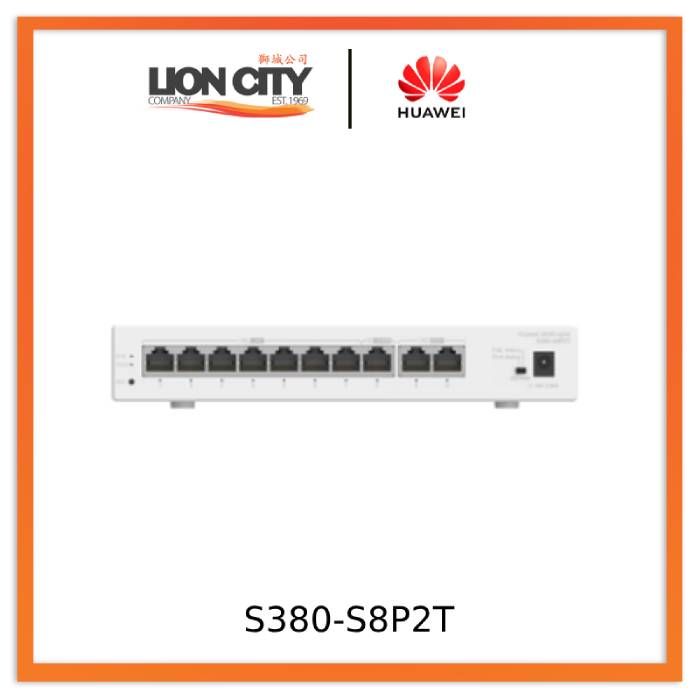 Huawei Gateway S380-S8P2T, 2*GE WAN, 8*GE LAN PoE+, 124W