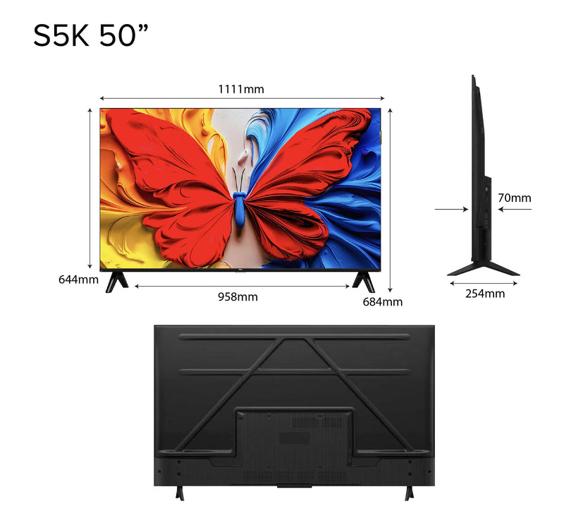TCL S5K QLED TV Dolby Audio HDR10 Smart