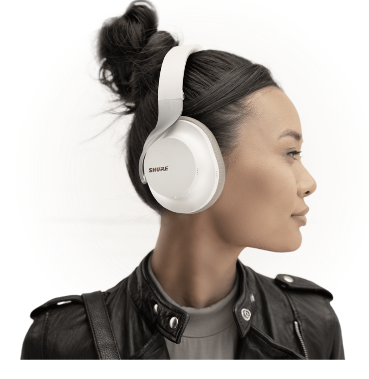 Shure Aonic 40 Wireless Noise Cancelling Headphones SBH2240 White