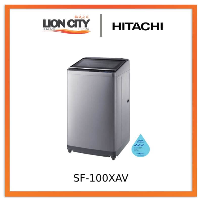 Hitachi SF100XAV 10kg Top Load with Glass Top Washing Machine