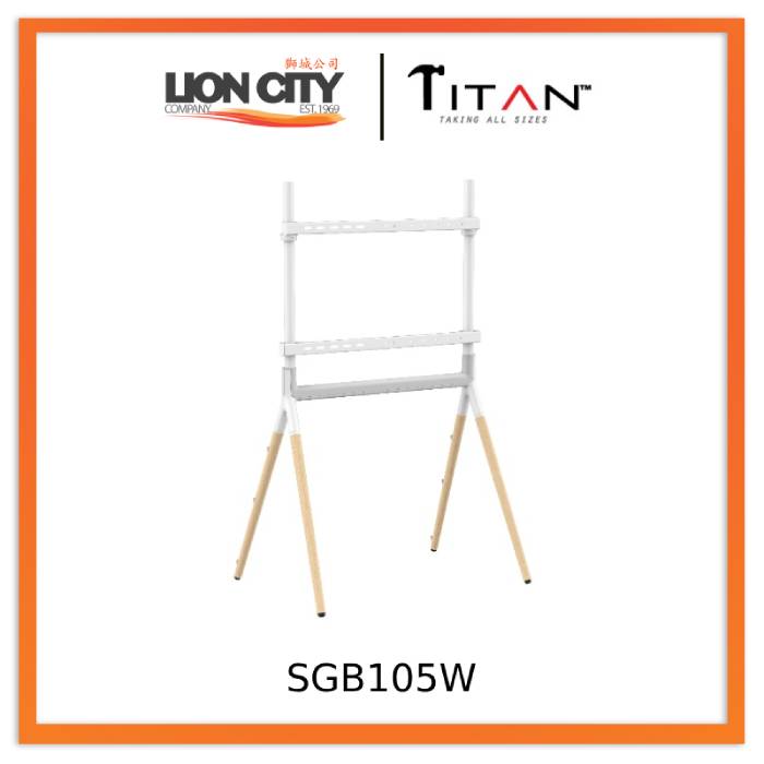 Titan SGB105W Studio Tv Floor Stand