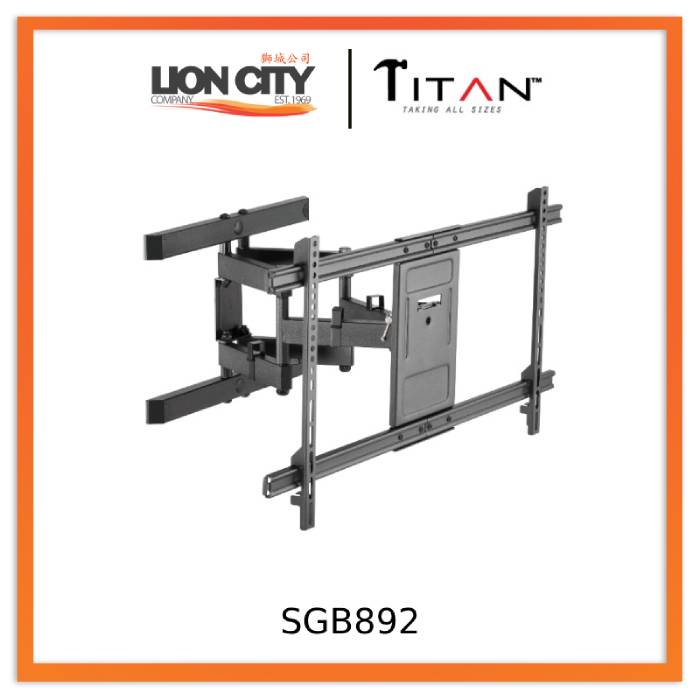 Titan SGB892 Swivel Double Arm Bracket for 65" - 75"