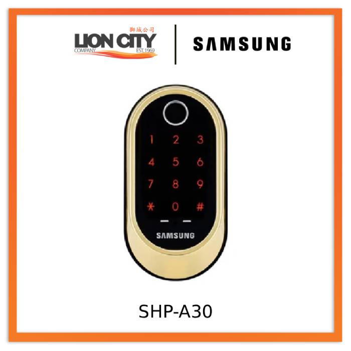 Samsung SHP-A30 Fingerprint Smart Wifi Deadbolt Digital Door Lock