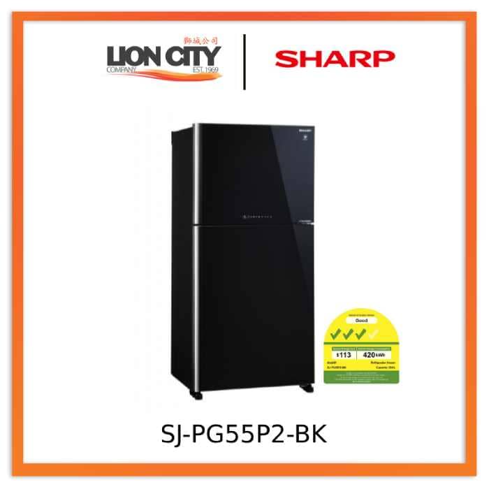 Sharp SJ-PG55P2-BK 554L Grand Top Refrigerator