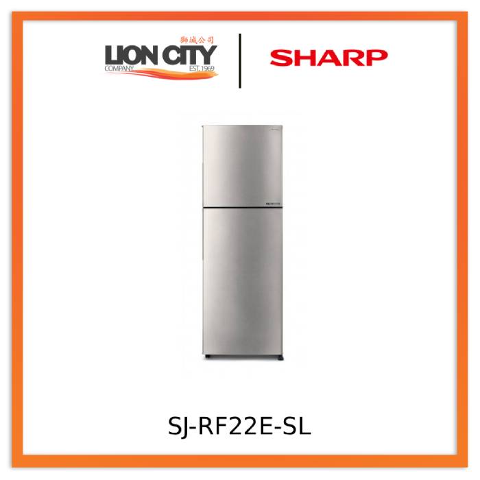 Sharp SJ-RF22E-SL 224L 2-Door Refrigerator