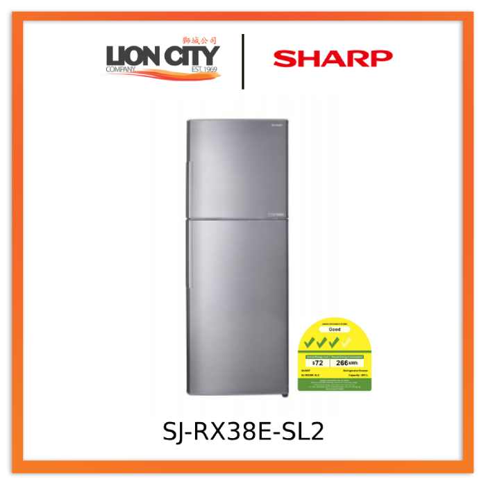 Sharp SJ-RX38E-SL2 291L S-Popeye Refrigerator