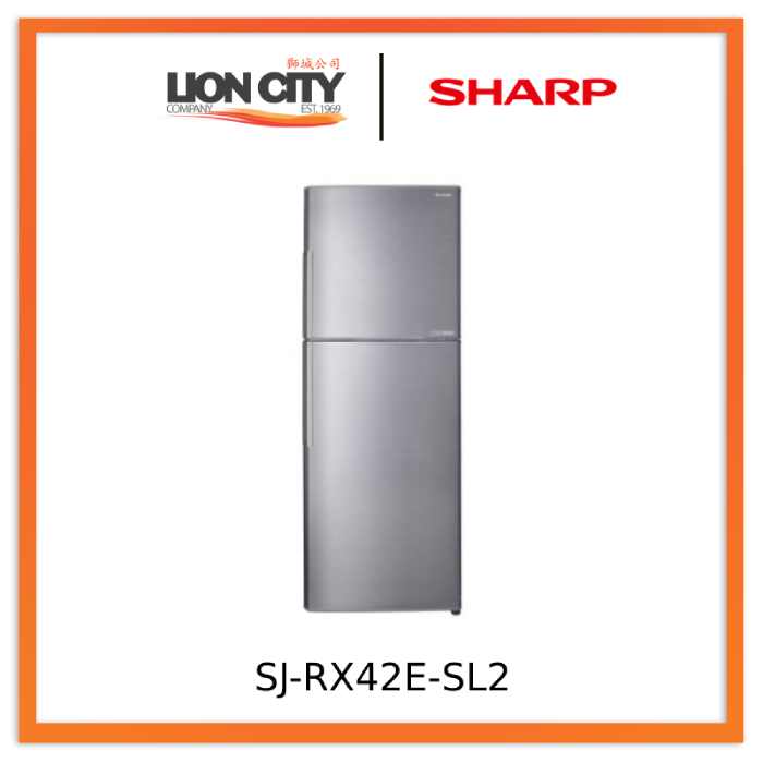 Sharp SJ-RX42E-SL2 315L J-Tech Inverter 2 Door Refrigerator