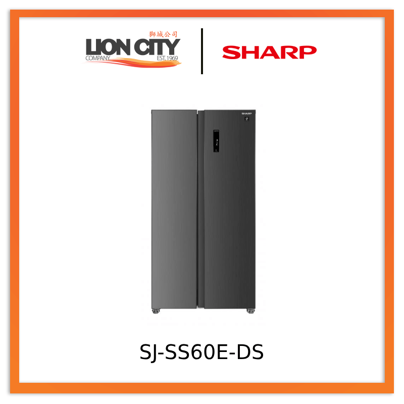 Sharp SJ-SS60E-DS 599L 2 Door Refrigerator