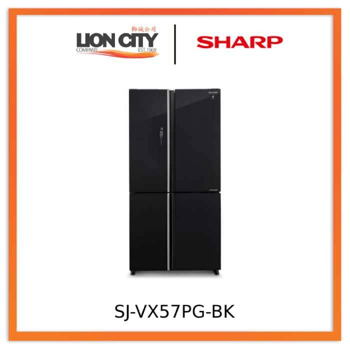 Sharp SJ-VX57PG-BK/DM J-Tech Inverter Net 567L Multi-Door Refrigerator