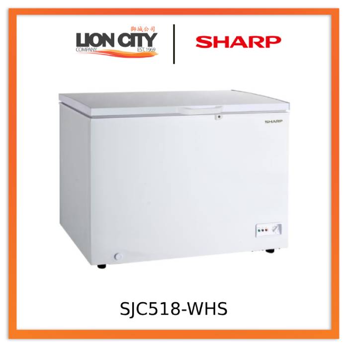 Sharp SJC518-WHS Chest Freezer (435L)