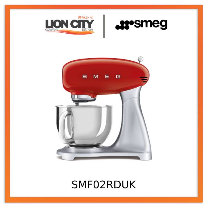 Smeg SMF02RDUK/BLUK/CRUK/PGUK/PBUK Stand Mixer 50's Style