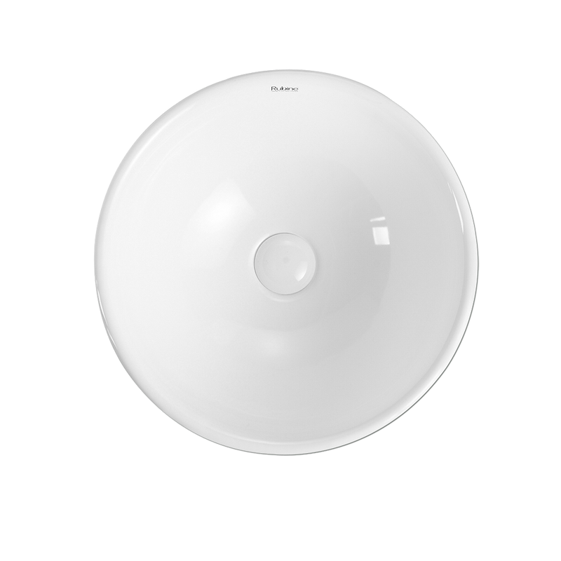 Rubine SPIN 36B Ceramic Basin Gloss White