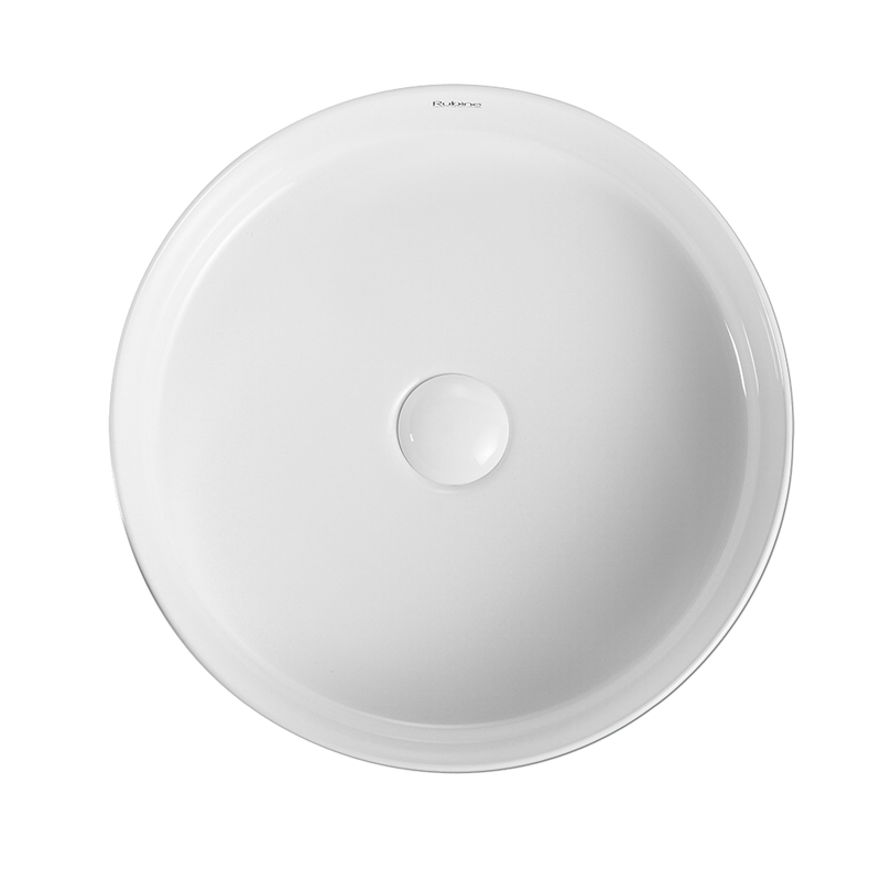 Rubine SPIN 40 Ceramic Basin Gloss White