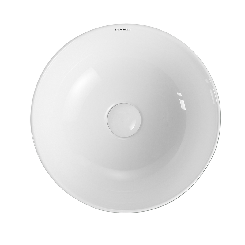 Rubine SPIN 40B Ceramic Basin Gloss White