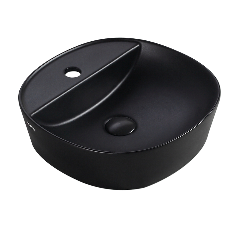 Rubine SPIN 40M-BK Ceramic Basin Matte Black