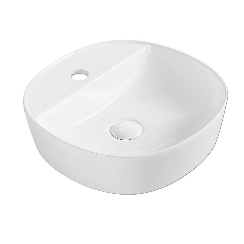 Rubine SPIN 40M Ceramic Basin Gloss White