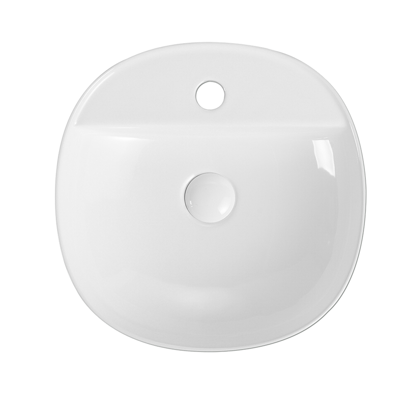 Rubine SPIN 40M Ceramic Basin Gloss White